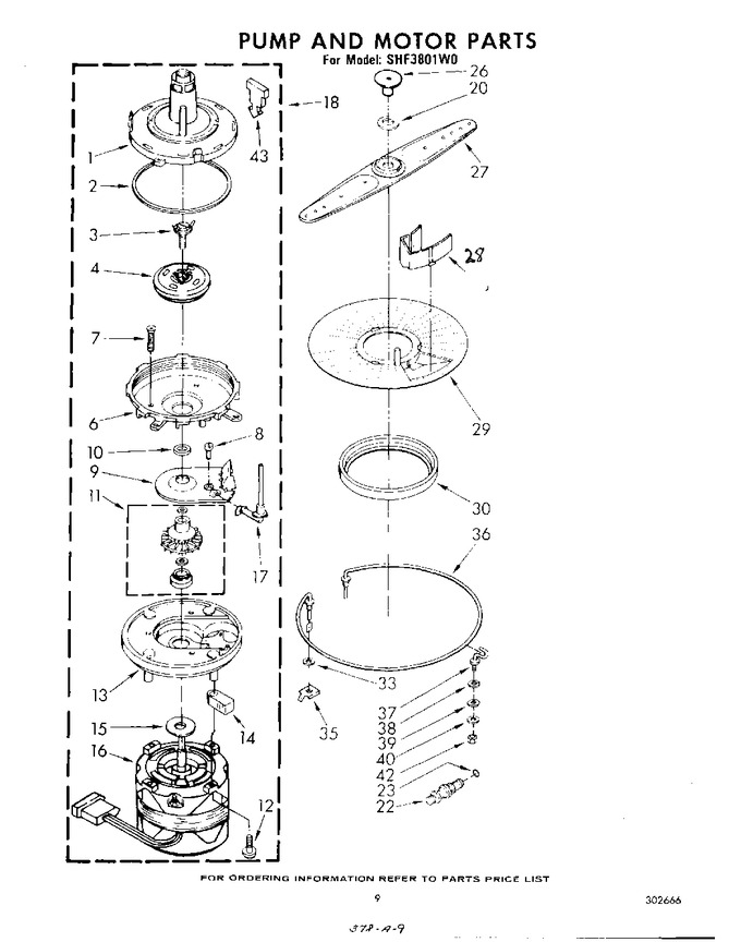 Diagram for SHF3801W0