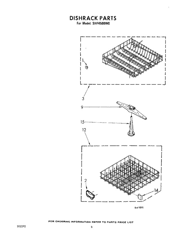Diagram for SHF4500W0