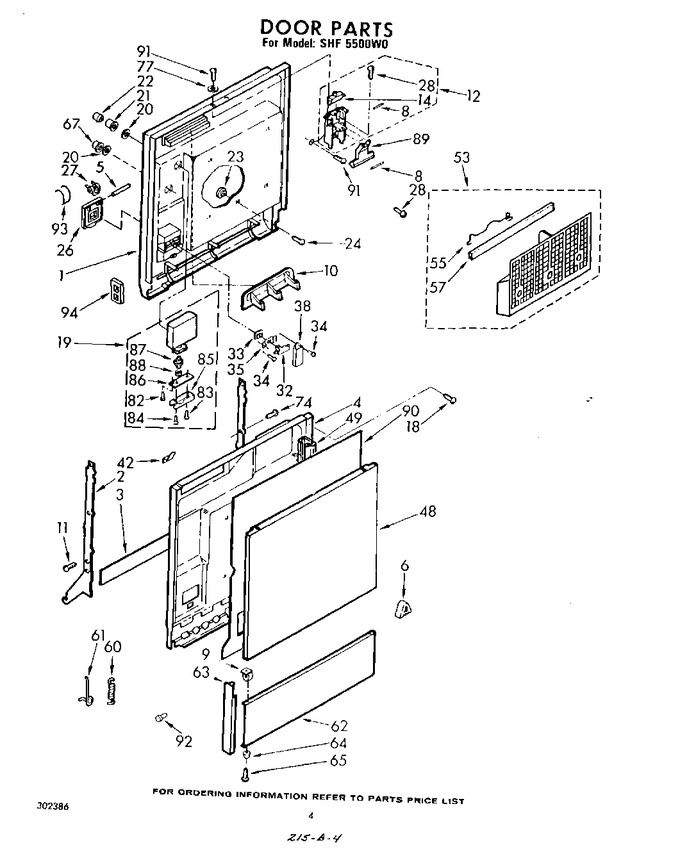 Diagram for SHF5500W0