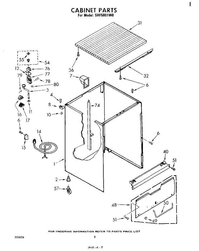 Diagram for SHF5801W0