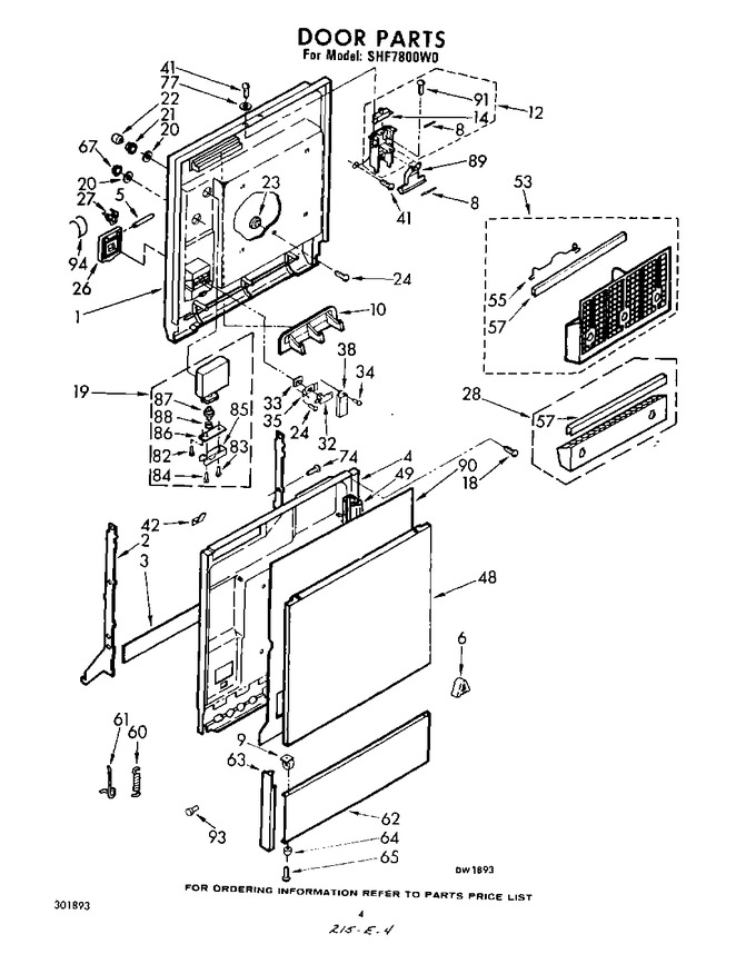 Diagram for SHF7800W0