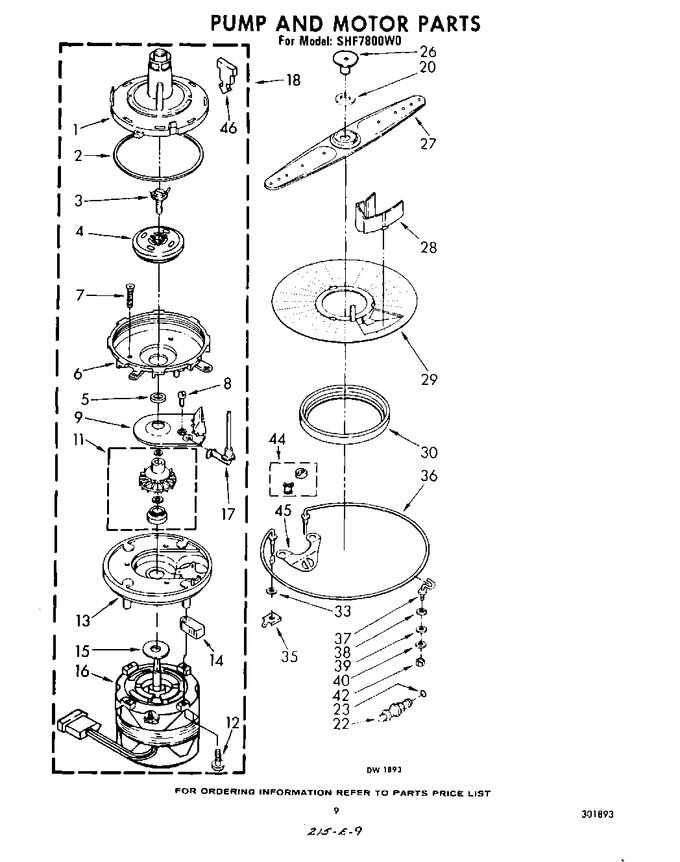 Diagram for SHF7800W0
