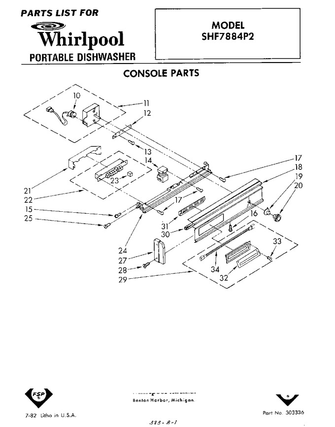 Diagram for SHF7884P2