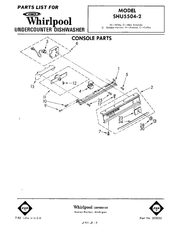 Diagram for SHU55042
