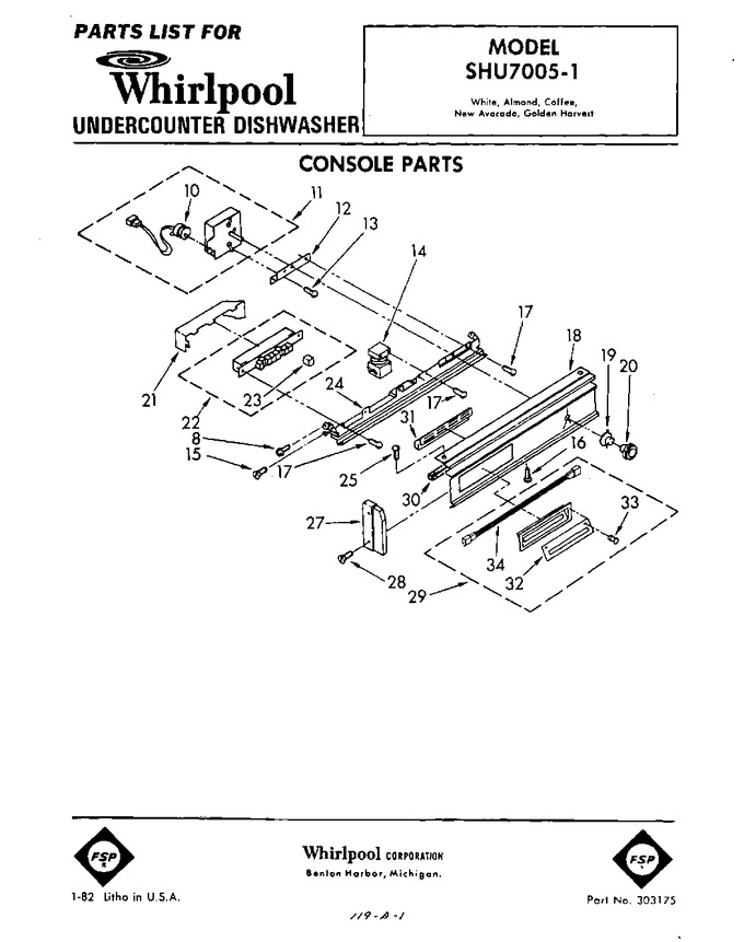 Diagram for SHU70051