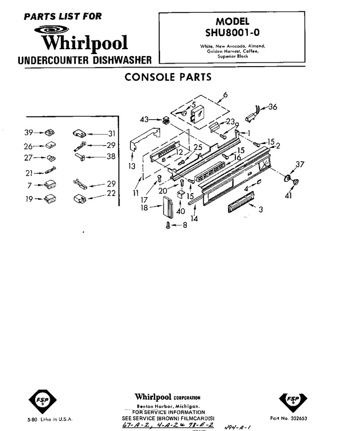 Diagram for SHU80010