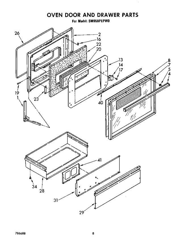 Diagram for SM958PEPW0