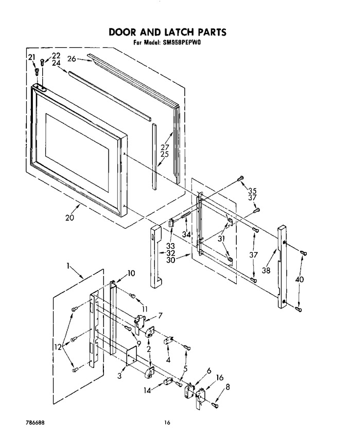 Diagram for SM958PEPW0
