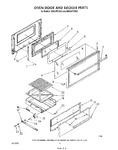Diagram for 05 - Oven Door And Broiler