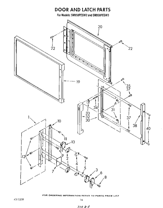 Diagram for SM958PESW2