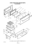 Diagram for 05 - Oven Door And Broiler