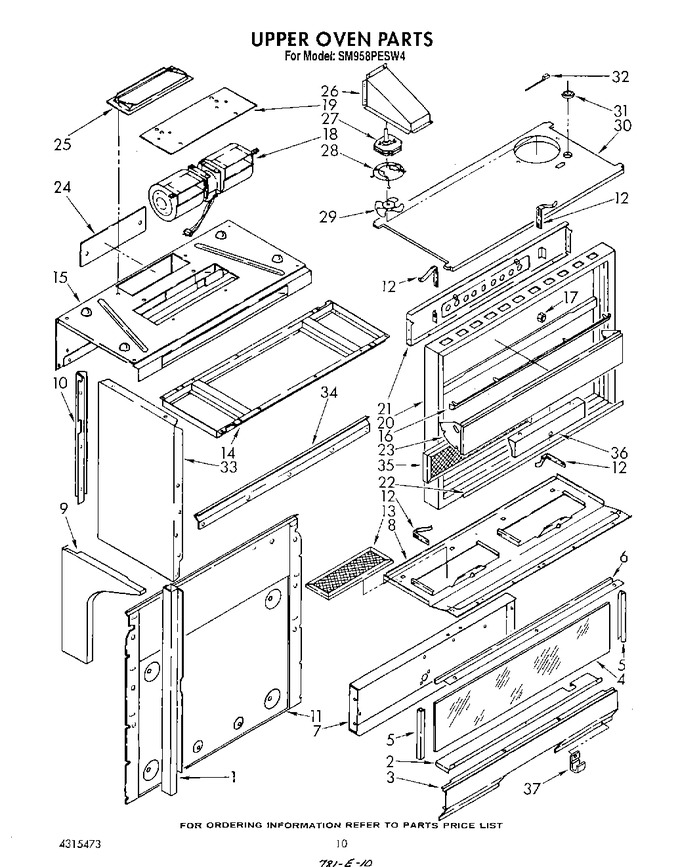 Diagram for SM958PESW4