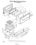 Diagram for 05 - Oven Door And Broiler