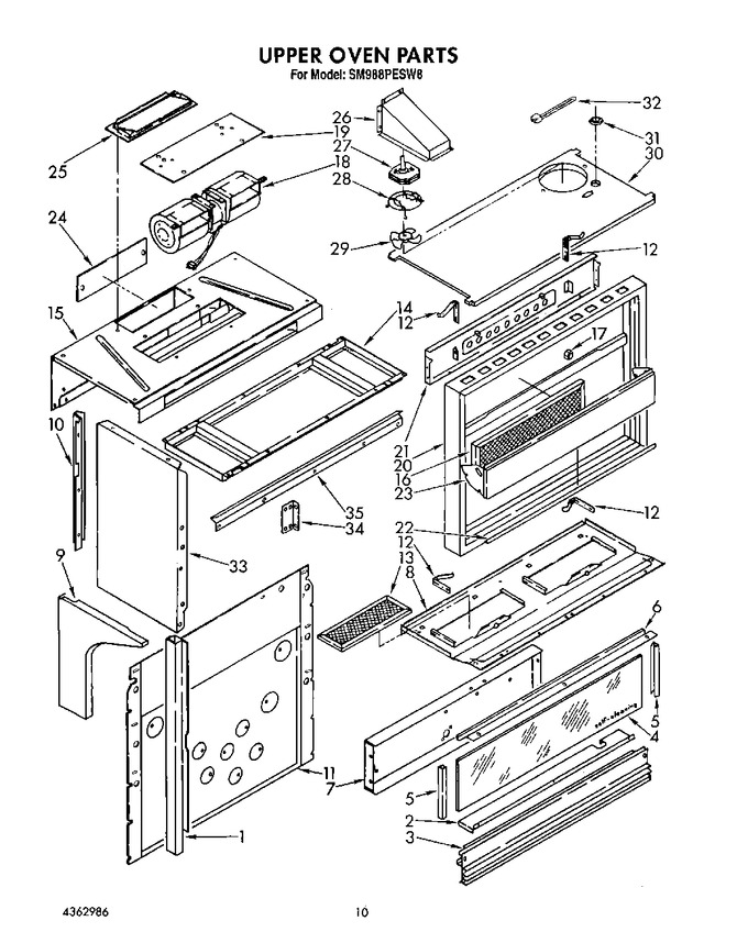 Diagram for SM988PESW8