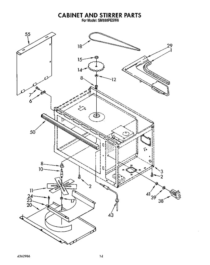 Diagram for SM988PESW8