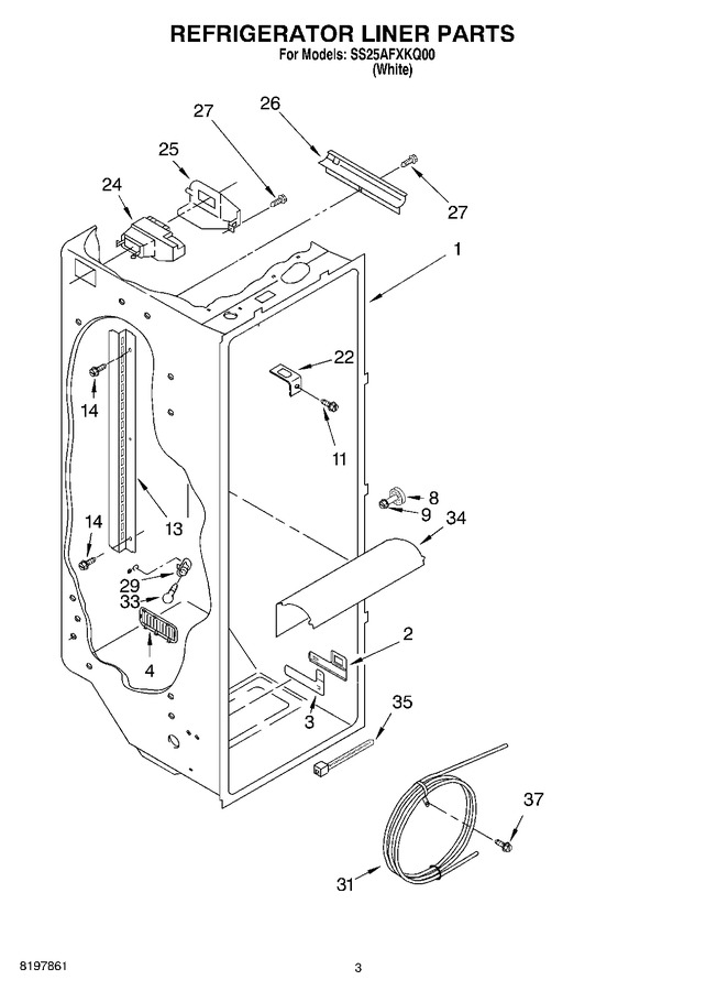 Diagram for SS25AFXKQ00