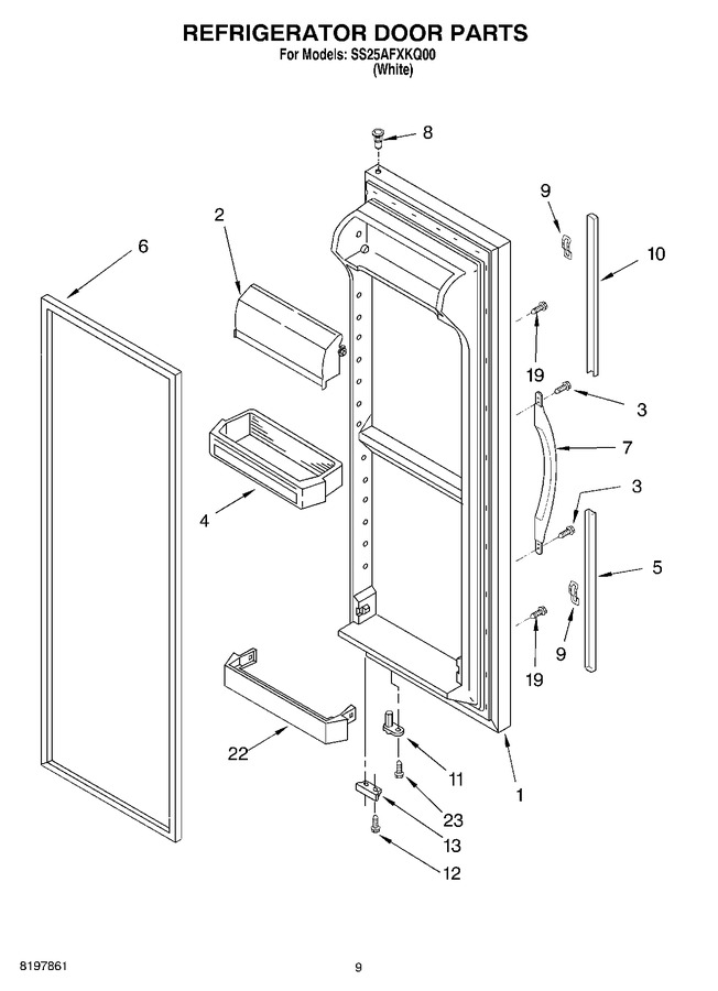 Diagram for SS25AFXKQ00
