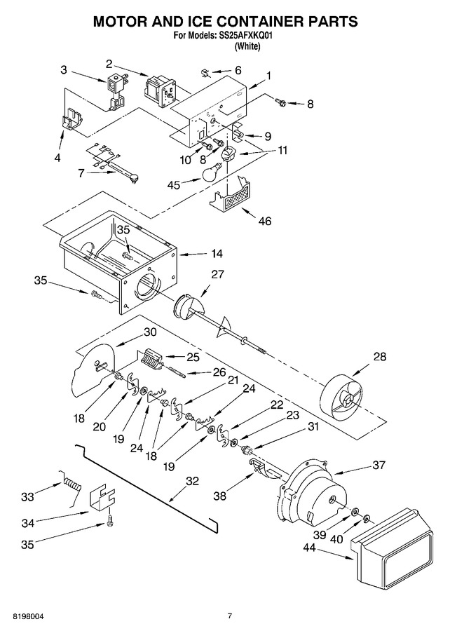 Diagram for SS25AFXKQ01