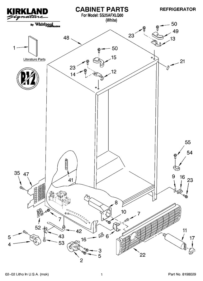 Diagram for SS25AFXLQ00