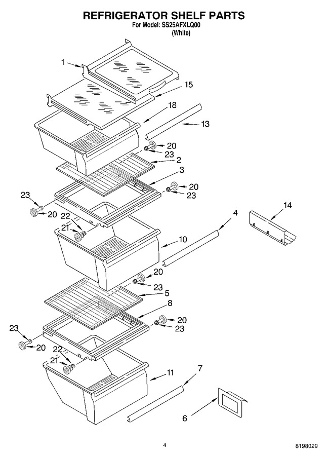 Diagram for SS25AFXLQ00