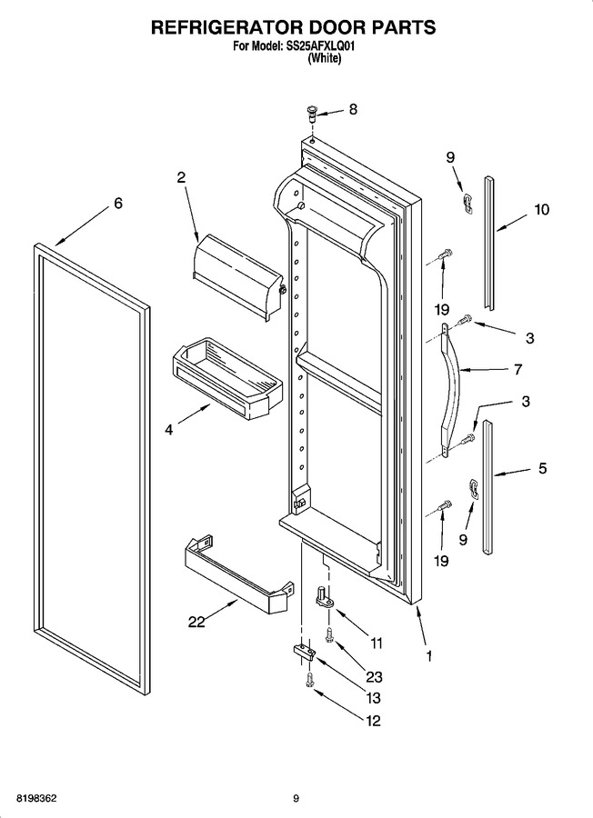 Diagram for SS25AFXLQ01
