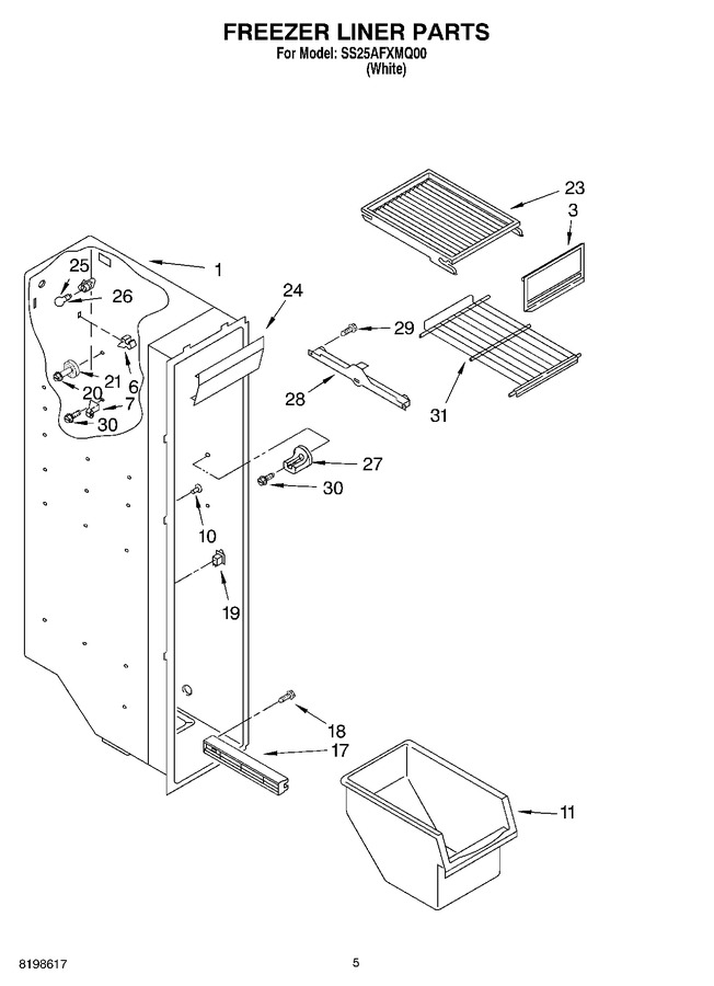 Diagram for SS25AFXMQ00