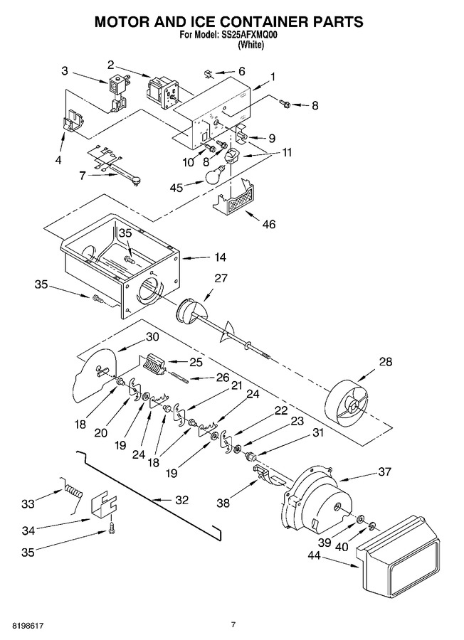 Diagram for SS25AFXMQ00