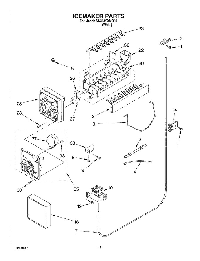 Diagram for SS25AFXMQ00