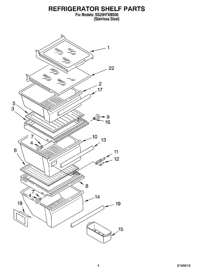 Diagram for SS25HFXMS00
