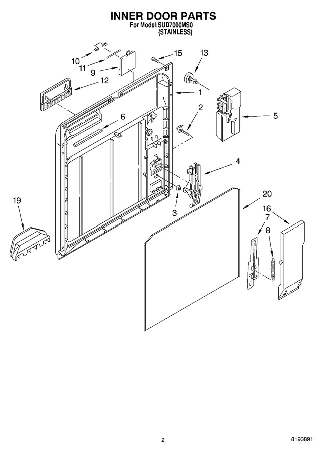 Diagram for SUD7000MS0