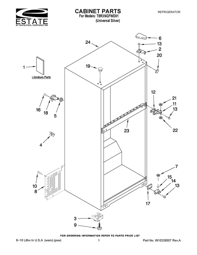 Diagram for T8RXNGFWD01