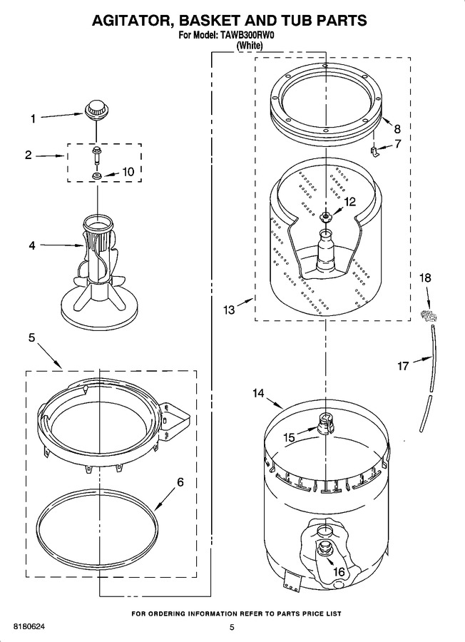 Diagram for TAWB300RW0