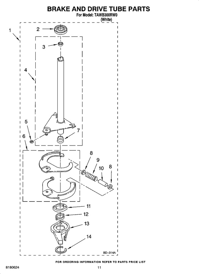 Diagram for TAWB300RW0