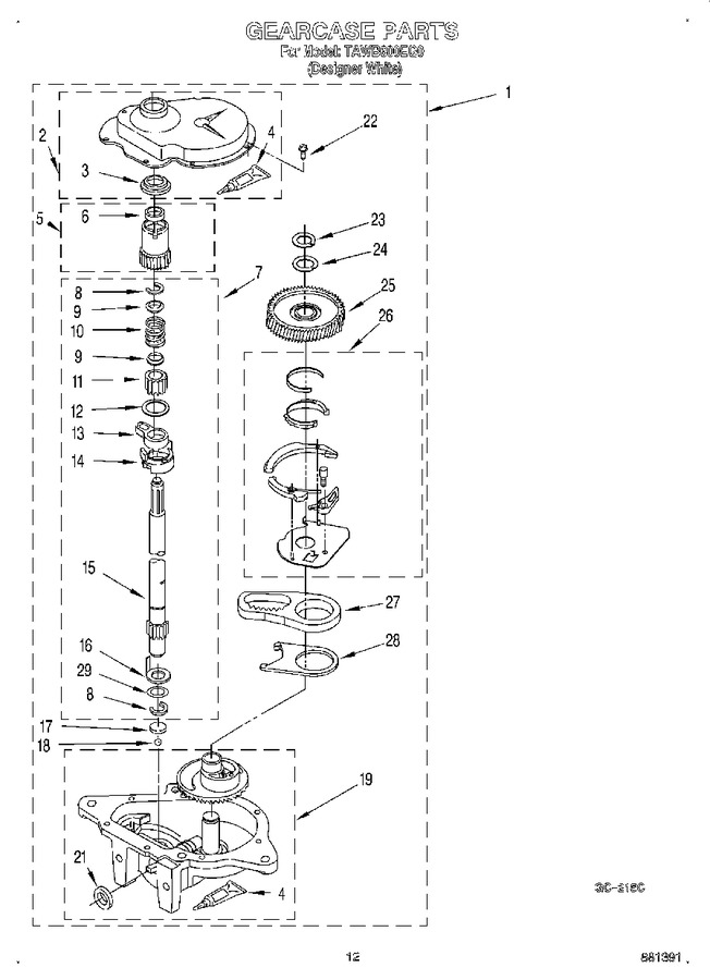Diagram for TAWB600EQ0