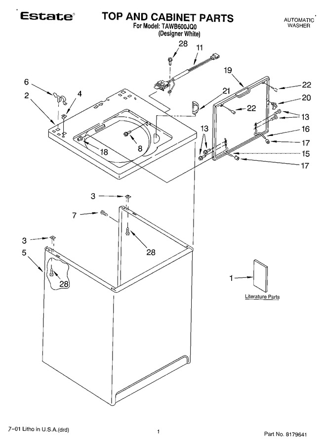 Diagram for TAWB600JQ0