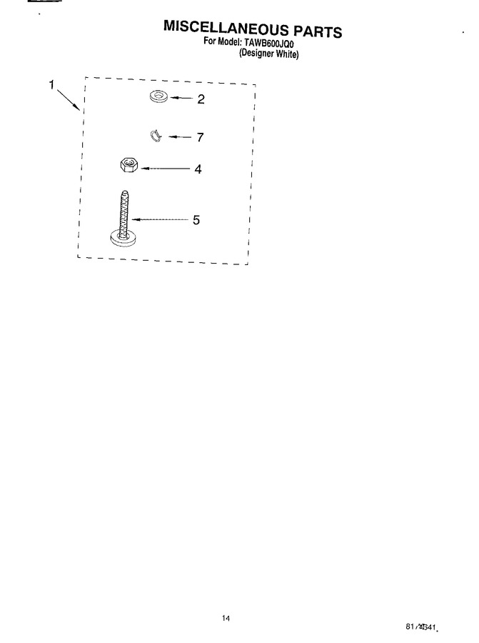 Diagram for TAWB600JQ0