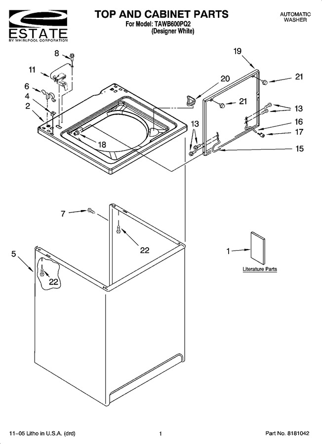 Diagram for TAWB600PQ2
