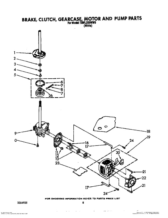 Diagram for TAWL200WW0