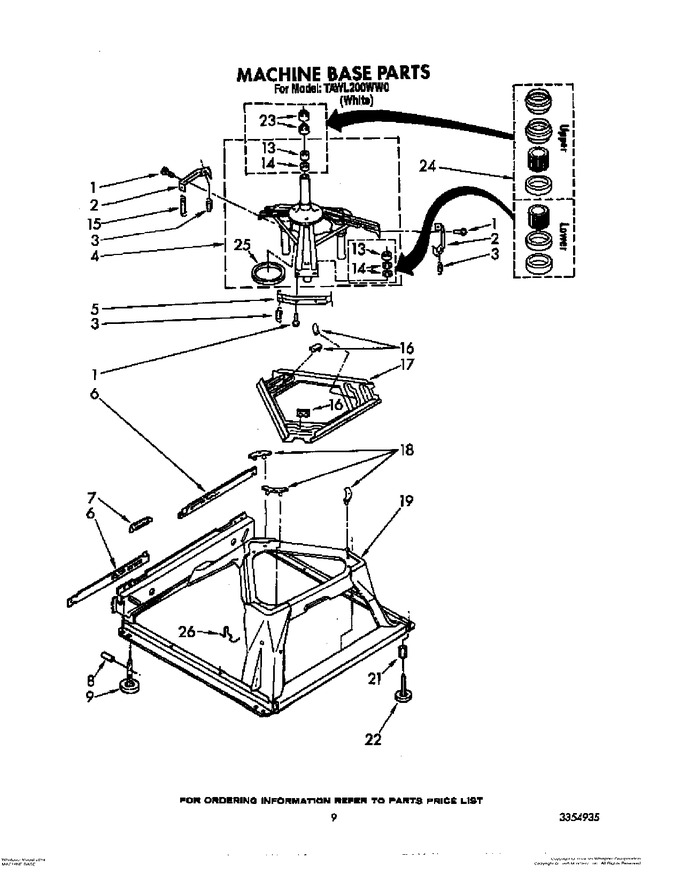 Diagram for TAWL200WW0