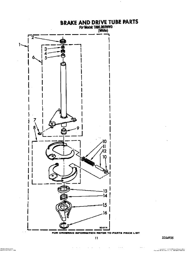 Diagram for TAWL200WW0