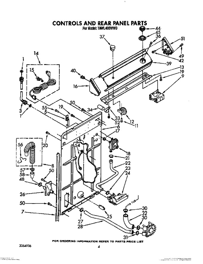 Diagram for TAWL400WW0
