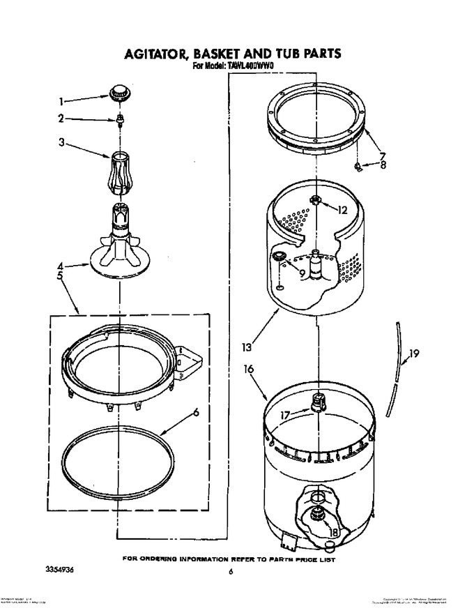 Diagram for TAWL400WN0