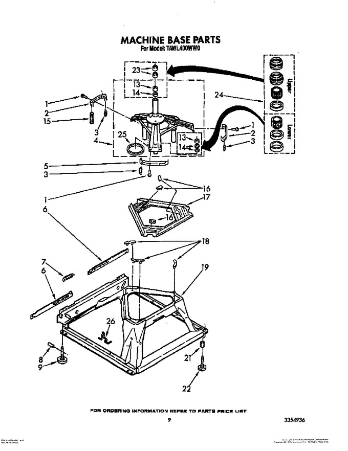Diagram for TAWL400WN0