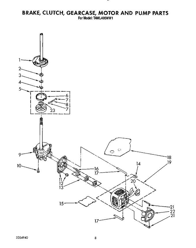 Diagram for TAWL400WW1