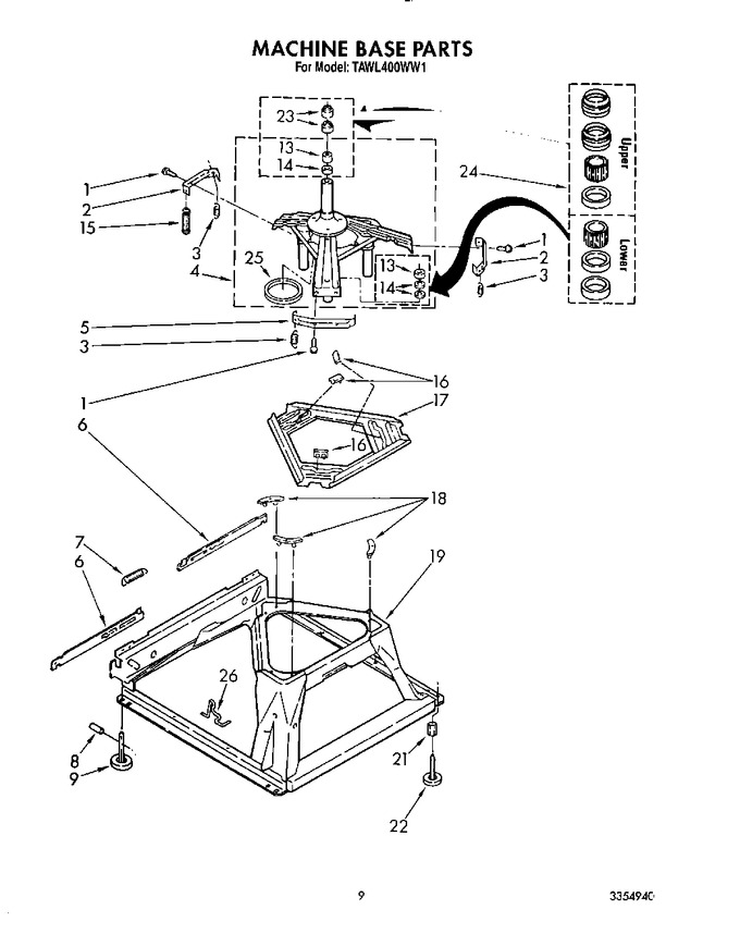 Diagram for TAWL400WN1