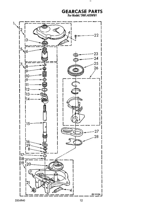 Diagram for TAWL400WN1