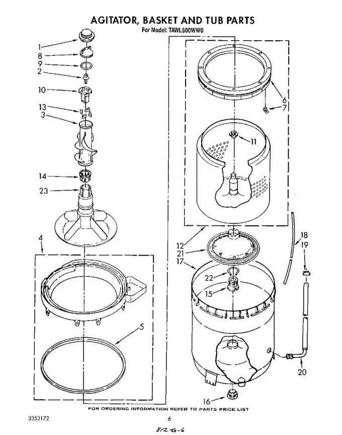 Diagram for TAWL600WG0