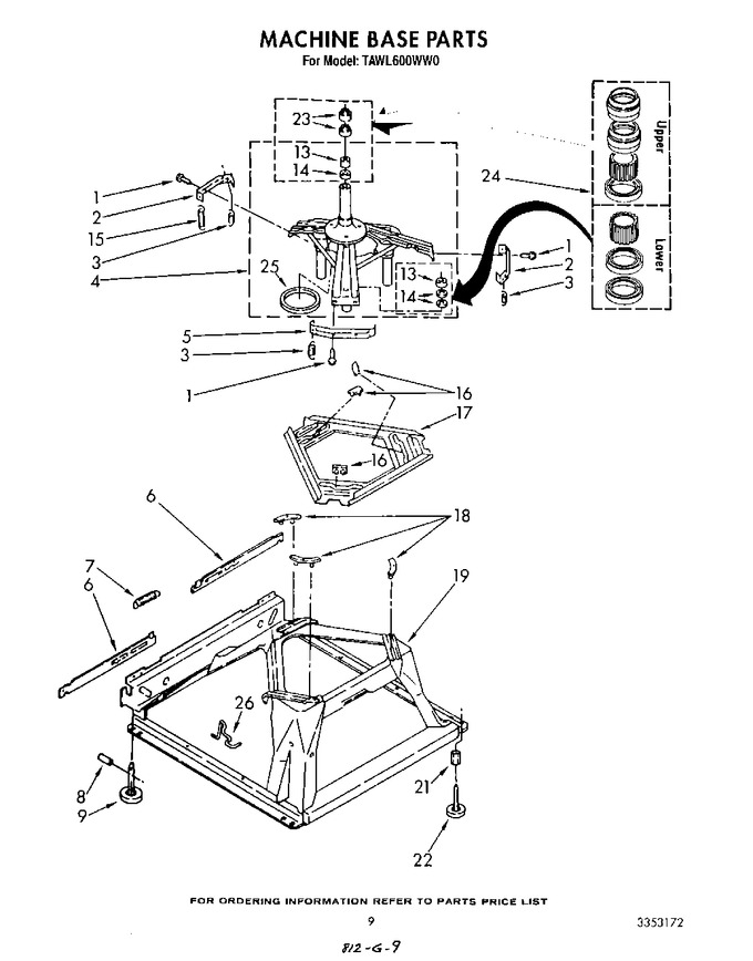 Diagram for TAWL600WW0