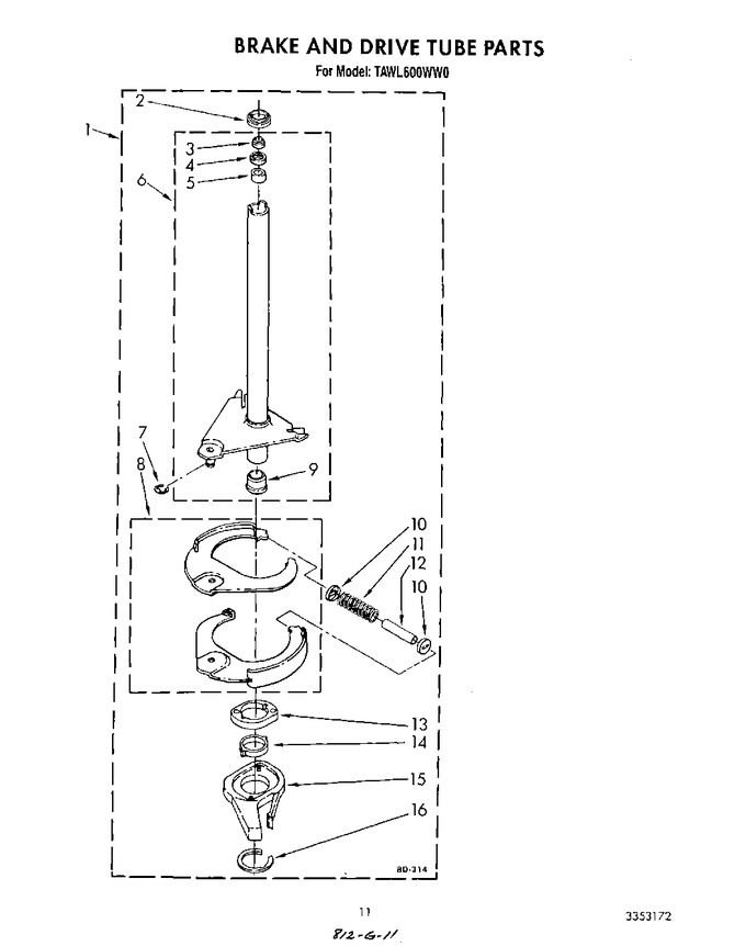 Diagram for TAWL600WW0