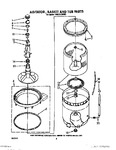 Diagram for 04 - Agitator, Basket And Tub